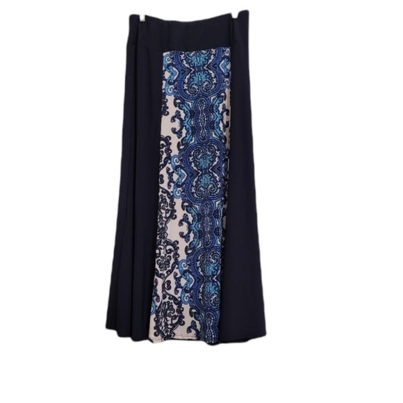 Cato Dresses & Skirts - Cato navy blue maxi skirt with Paisley print